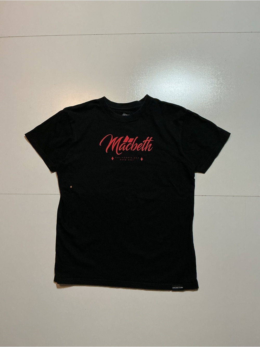 Macbeth Footwear California Tom Delonge Black Slim Fit Graphic S/S T-Shirt